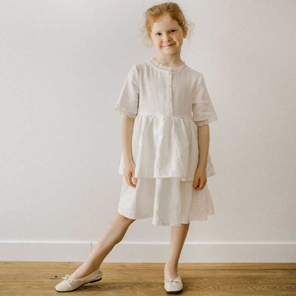 girl's dresses white linen summer girls dress new toddler flower girl sweet and cute short-sleeve layered cotton linen princess dresses, Red;yellow
girl's dresses white linen summer girls dress new toddler flower girl sweet and cute short-sleeve layered cotton linen princess dresses, Red;yellow