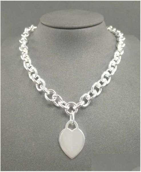 pendant necklaces s925 sterling sier necklace for women classic heartshaped charm chain luxury brand jewelry q0603 drop delivery p5966479, Silver
pendant necklaces s925 sterling sier necklace for women classic heartshaped charm chain luxury brand jewelry q0603 drop delivery p5966479, Silver