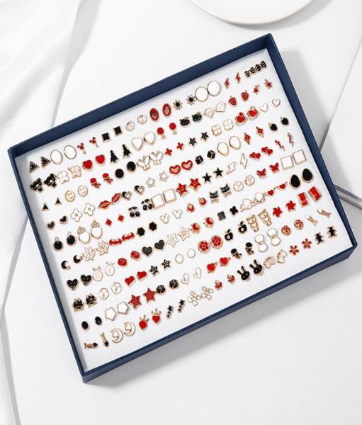 100 pairsset women acrylic crystal small stud earring sets girl child heart star animal moon crown earrings jewelry1812247, Golden;silver
100 pairsset women acrylic crystal small stud earring sets girl child heart star animal moon crown earrings jewelry1812247, Golden;silver