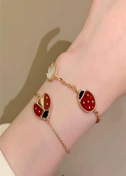 fanjia cky bracelet sterling sier seven star ladybug five flower bracelet plated 18k gold high fashion clover female3363665, Golden;silver
fanjia cky bracelet sterling sier seven star ladybug five flower bracelet plated 18k gold high fashion clover female3363665, Golden;silver