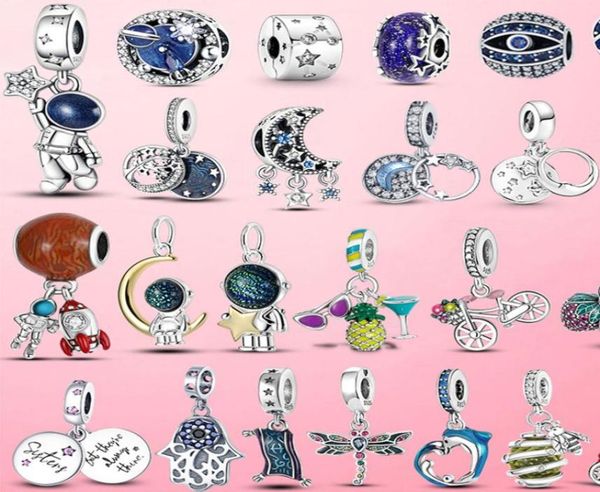 925 sterling silver astronaut moon & star charms pineapple pendant lucky eyes bead fit bracelet for jewelry diy2317801, Bronze;silver
925 sterling silver astronaut moon & star charms pineapple pendant lucky eyes bead fit bracelet for jewelry diy2317801, Bronze;silver