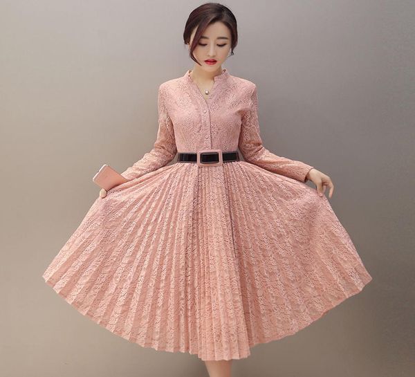whole 2017 new spring fashion korean style cultivating long dress single breasted long sleeved lace pleated backing dresses f6465829, White;black
whole 2017 new spring fashion korean style cultivating long dress single breasted long sleeved lace pleated backing dresses f6465829, White;black
