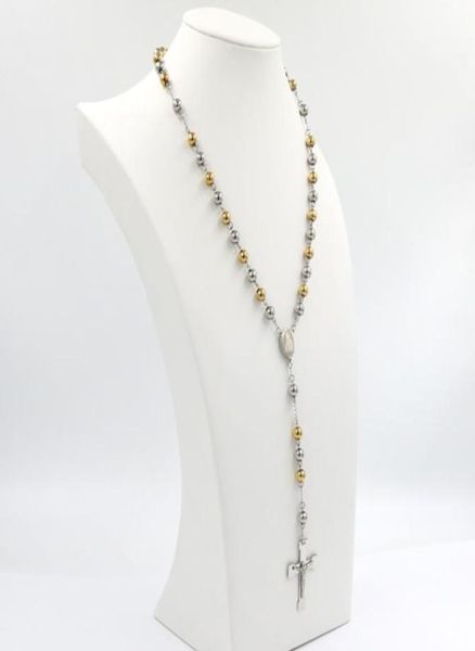 1 stainless steel ball virgin mary rosary necklaces bead chain pendant catholic church women men cross jesus christian jewelry4967229, Silver
1 stainless steel ball virgin mary rosary necklaces bead chain pendant catholic church women men cross jesus christian jewelry4967229, Silver