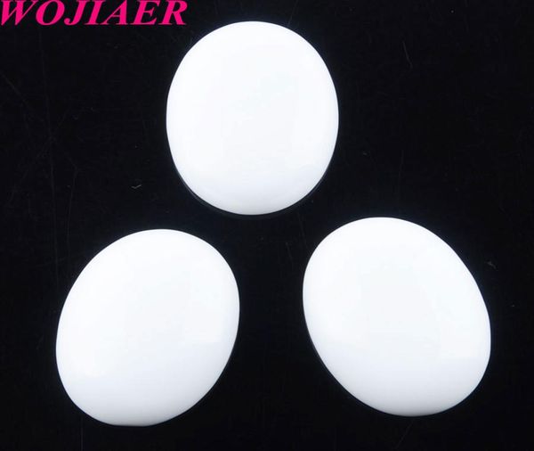wojiaer natural white jade gemstone beads oval cabochon cab no hole 22x30x7mm for earrings making jewelry accessories u81096641937, Black
wojiaer natural white jade gemstone beads oval cabochon cab no hole 22x30x7mm for earrings making jewelry accessories u81096641937, Black