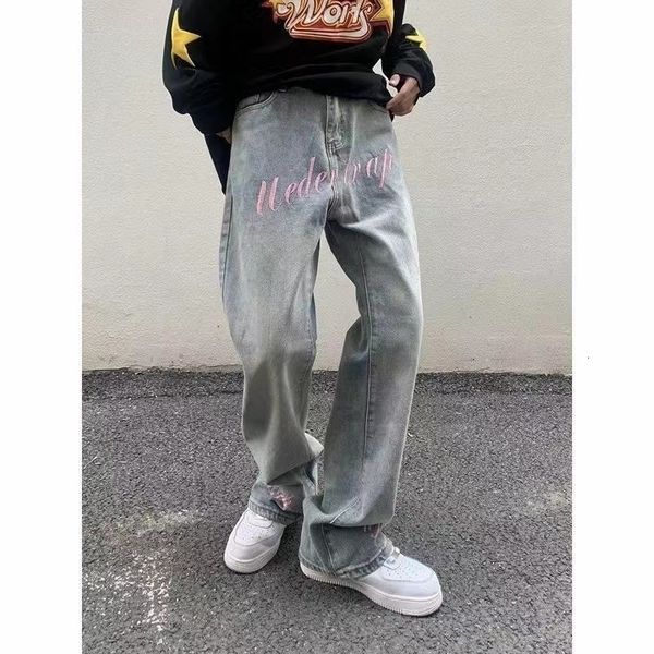 women s jeans high waist y2k trousers loose casual splicing letter jeans hip hop fashion street drag wide leg pants 230711, Blue
women s jeans high waist y2k trousers loose casual splicing letter jeans hip hop fashion street drag wide leg pants 230711, Blue
