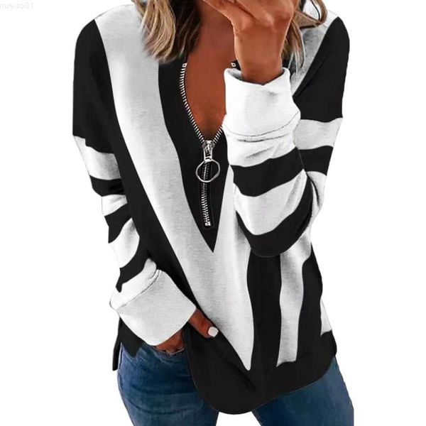 women's blouses shirts autumn winter blouse shirts women zipper v-neck striped shirts casual long sleeve fashion female tee street clo, White
women's blouses shirts autumn winter blouse shirts women zipper v-neck striped shirts casual long sleeve fashion female tee street clo, White