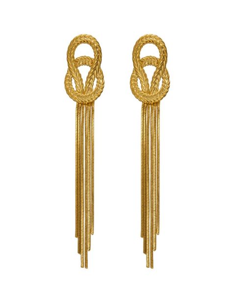 vintage women earring metal knot chain stud earrings for women punk jewelry gold chain tassel earring pendant gothic brincos femme4403005, Golden;silver
vintage women earring metal knot chain stud earrings for women punk jewelry gold chain tassel earring pendant gothic brincos femme4403005, Golden;silver