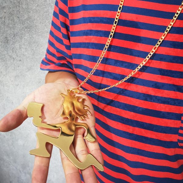 18k vacuum plating gold 5in super big hatchetman twiztid icp charm stainless steel high polish pandent figaro chain 7mm 18inch508291836, Silver
18k vacuum plating gold 5in super big hatchetman twiztid icp charm stainless steel high polish pandent figaro chain 7mm 18inch508291836, Silver
