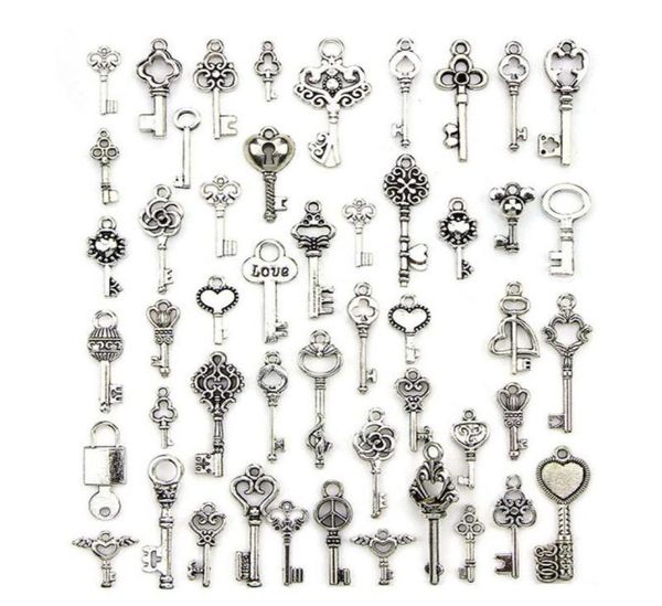 50pcs mix antique key lock love charm pendants for diy bracelet necklace accessories jewelry making handmade1130255, Bronze;silver
50pcs mix antique key lock love charm pendants for diy bracelet necklace accessories jewelry making handmade1130255, Bronze;silver