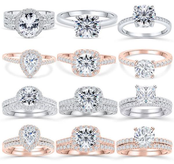 925 sterling silver wedding ring sets cubic zirconia rings women engagement wedding rings jewellry5566108, Slivery;golden
925 sterling silver wedding ring sets cubic zirconia rings women engagement wedding rings jewellry5566108, Slivery;golden