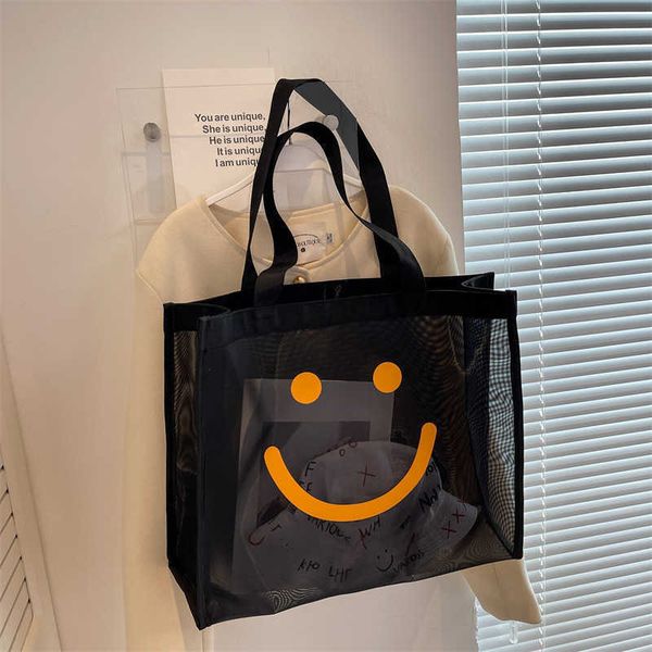 ins fashion transparent gauze one-shoulder tote bag small women's bag out of the street high-capacity shopping bag handbag
ins fashion transparent gauze one-shoulder tote bag small women's bag out of the street high-capacity shopping bag handbag