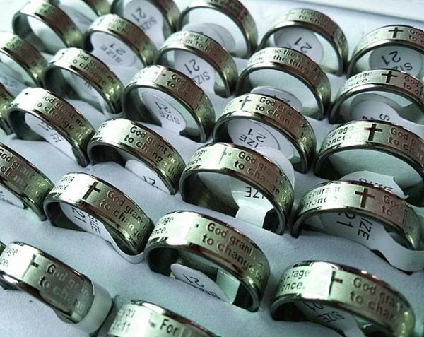 brand new 100pcs english the serenity prayer etching polished stainless steel men039s jewelry whole mixed lots4235768, Silver
brand new 100pcs english the serenity prayer etching polished stainless steel men039s jewelry whole mixed lots4235768, Silver