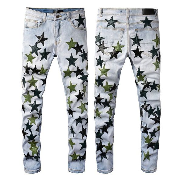 22ss mens designer jeans fashion distressed ripped biker slim fit motorcycle denim for men s fashion jean mans pants pour hommes #05, Blue
22ss mens designer jeans fashion distressed ripped biker slim fit motorcycle denim for men s fashion jean mans pants pour hommes #05, Blue