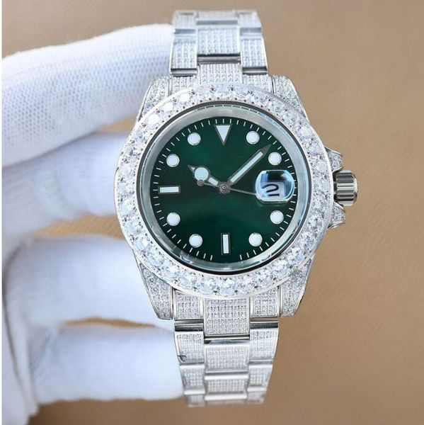 diamond watch 42mm mens watch automatic mechanical watch waterproof fashion business wristwatch montre de luxe watches for men--01, Slivery;brown
diamond watch 42mm mens watch automatic mechanical watch waterproof fashion business wristwatch montre de luxe watches for men--01, Slivery;brown