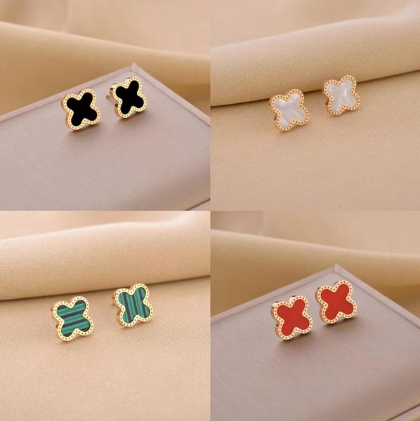 women leaf studs 18k rose gold plated titanium steel earrings fashion design shell flower jewelry gifts black green white red leav8750503, Golden;silver
women leaf studs 18k rose gold plated titanium steel earrings fashion design shell flower jewelry gifts black green white red leav8750503, Golden;silver