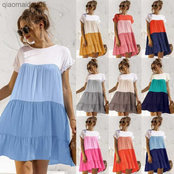 summer maternity sundress contrast color dress pregnant women beach wear vestidos loose premama clothes patchwork 2023 elegant l230712, White
summer maternity sundress contrast color dress pregnant women beach wear vestidos loose premama clothes patchwork 2023 elegant l230712, White