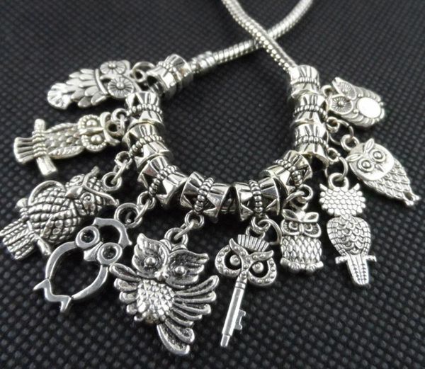 100pcs mixed tibetan silver alloy owl charms pendant dangle beads fit european jewelry making bracelet1713594, Bronze;silver
100pcs mixed tibetan silver alloy owl charms pendant dangle beads fit european jewelry making bracelet1713594, Bronze;silver