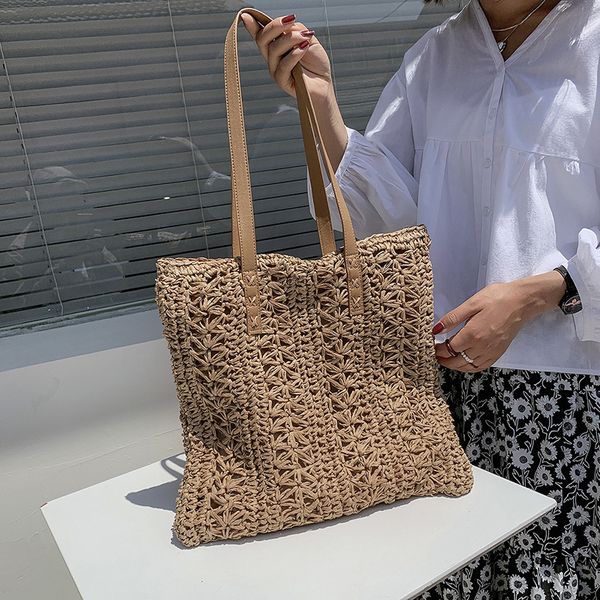 other bags summer large capacity straw woven shoulder bag hollow design travel leisure women shopping handbag fashion clutch handbag 230712, Black;red
other bags summer large capacity straw woven shoulder bag hollow design travel leisure women shopping handbag fashion clutch handbag 230712, Black;red