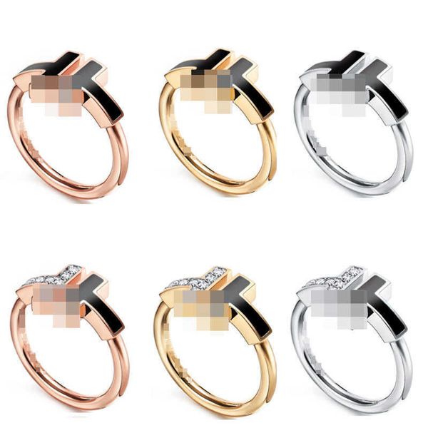 designer new classic tiffay 925 sterling silver double t black dropped enamel diamond ring with tiktiffay-line
designer new classic tiffay 925 sterling silver double t black dropped enamel diamond ring with tiktiffay-line