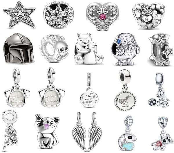 new s925 sterling silver bead charm skull beaded original fit bracelet wing pendant classic fashion diy women's jewelry gift8900141, Bronze;silver
new s925 sterling silver bead charm skull beaded original fit bracelet wing pendant classic fashion diy women's jewelry gift8900141, Bronze;silver