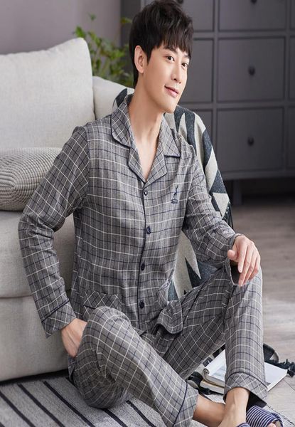 men039s sleepwear spring cotton men pajamas set striped pyjamas mens long long pants 2pcs male leisure nightwear4343164, Black;brown
men039s sleepwear spring cotton men pajamas set striped pyjamas mens long long pants 2pcs male leisure nightwear4343164, Black;brown