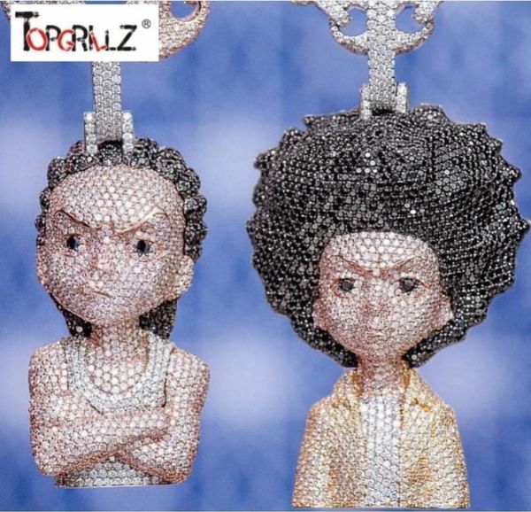 iced out the boondocks pendant cz necklace chain menswomen micro paved hip hop gold silver color bling charm chains jewelry j19071769389
iced out the boondocks pendant cz necklace chain menswomen micro paved hip hop gold silver color bling charm chains jewelry j19071769389