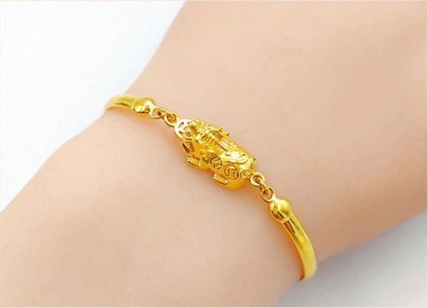 ly01 pixiu ruby pixiu bracelet female models simulation long time no color gold plated 18k or 24k gold fashion jewelry gift5301208, Golden;silver 
ly01 pixiu ruby pixiu bracelet female models simulation long time no color gold plated 18k or 24k gold fashion jewelry gift5301208, Golden;silver