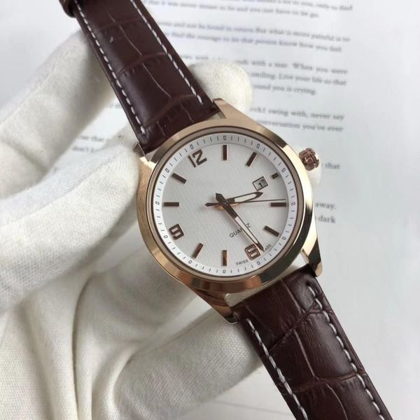 men's fashion business watch watches designer quartz-battery luxury 40mm watch, Slivery;brown
men's fashion business watch watches designer quartz-battery luxury 40mm watch, Slivery;brown