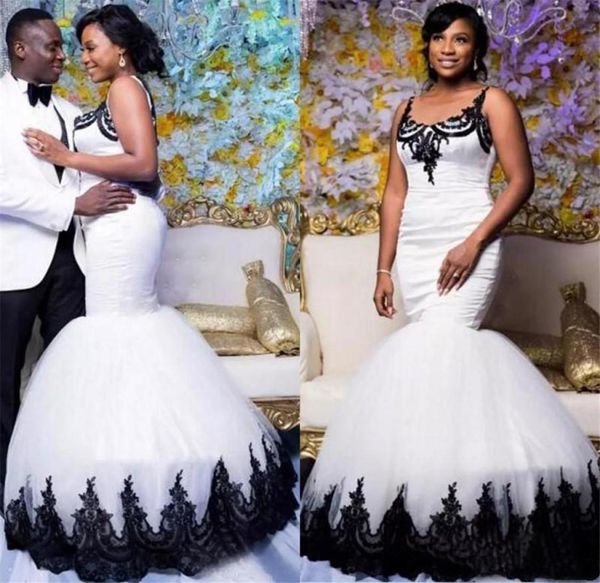 2020 new black lace appliqued mermaid wedding dress african black and white satin tulle bridal gowns vestidos de novia fabulous si8985073
2020 new black lace appliqued mermaid wedding dress african black and white satin tulle bridal gowns vestidos de novia fabulous si8985073