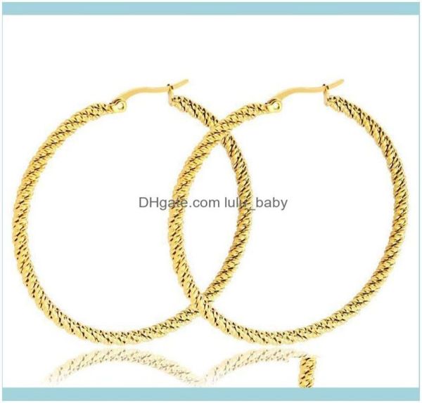 jewelrymxgxfam titanium steel rope circle hoop earrings jewelry for women fashion 3 size choices 4 gold color hie drop delivery 9260093, Golden;silver
jewelrymxgxfam titanium steel rope circle hoop earrings jewelry for women fashion 3 size choices 4 gold color hie drop delivery 9260093, Golden;silver