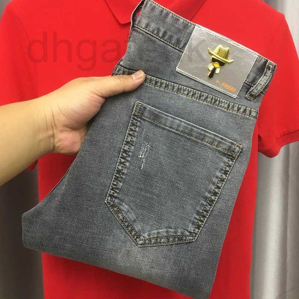 men's jeans designer fashion youth brand summer thin print embroidered slim fit trendy feet pants 7xq0, Blue
men's jeans designer fashion youth brand summer thin print embroidered slim fit trendy feet pants 7xq0, Blue