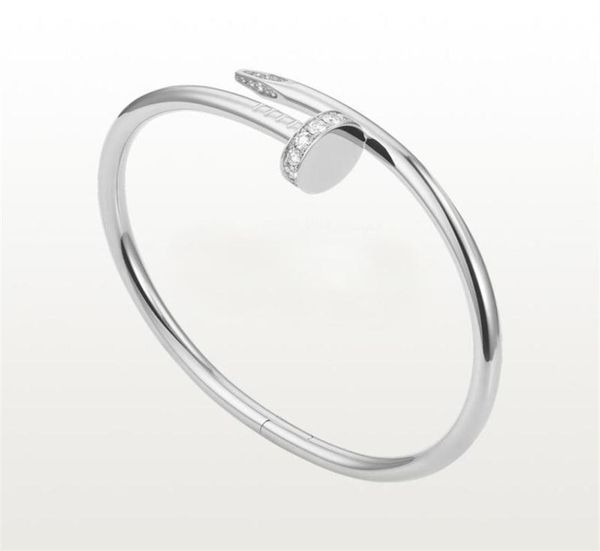 nail bracelet designer bracelets luxury jewelry for women bangle fashion accessories titanium steel alloy goldplated craft never 9525894, White
nail bracelet designer bracelets luxury jewelry for women bangle fashion accessories titanium steel alloy goldplated craft never 9525894, White