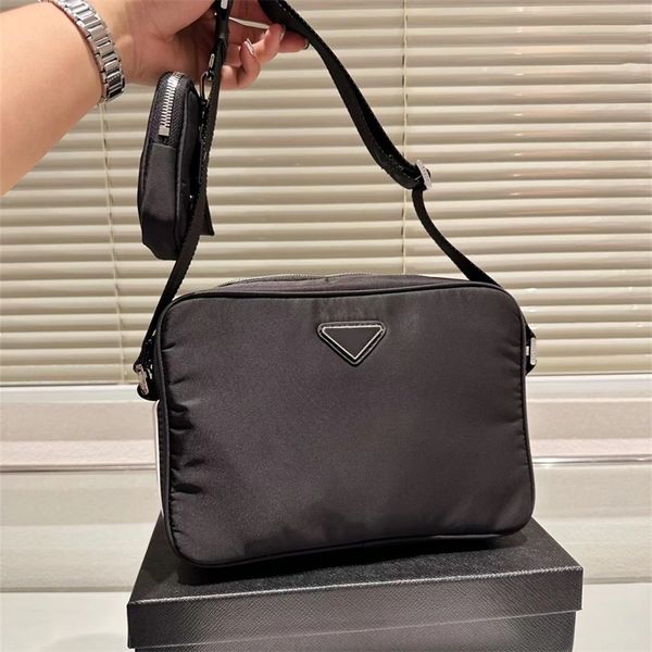 2-piece designer mens camera bags nylon crossbody shoulder bag luxury small cross body flap with mini pouch wallet triangle 2023
2-piece designer mens camera bags nylon crossbody shoulder bag luxury small cross body flap with mini pouch wallet triangle 2023