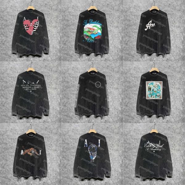 fashion retro pullover wash hoodies designer mens womens casual oversize sweatshirts brand letter printed hoody, Black
fashion retro pullover wash hoodies designer mens womens casual oversize sweatshirts brand letter printed hoody, Black