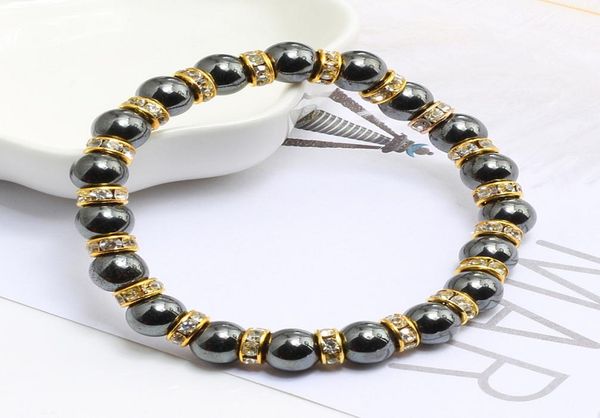natural stone hematite beads bracelets bangles rhinestones rope for men women energy health bracelet jewelry gift8229455, Black
natural stone hematite beads bracelets bangles rhinestones rope for men women energy health bracelet jewelry gift8229455, Black