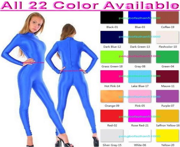 23 color lycra spandex catsuit costume no headhandfoot women tights body suit yoga costumes back zip halloween party4534166, Black
23 color lycra spandex catsuit costume no headhandfoot women tights body suit yoga costumes back zip halloween party4534166, Black