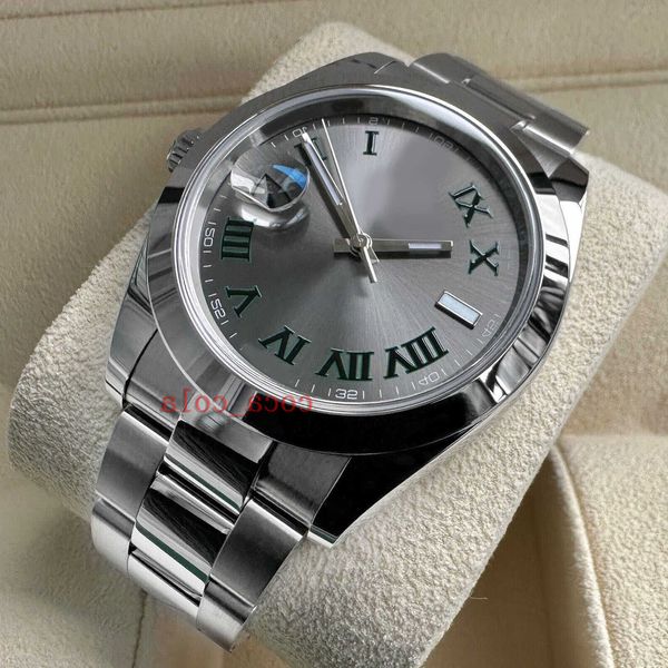 qc check luxury wristwatch 41mm datejust 126300 oyster box papers wimbledon mechanical automatic movement men's watches bracelet jt3b, Slivery;golden
qc check luxury wristwatch 41mm datejust 126300 oyster box papers wimbledon mechanical automatic movement men's watches bracelet jt3b, Slivery;golden