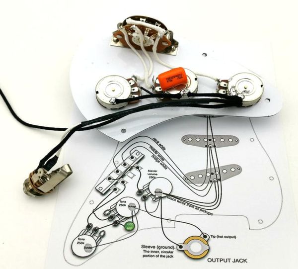 guitar pickups wiring harness 250k copper shaft potentiometer suitable for st guitar6071279
guitar pickups wiring harness 250k copper shaft potentiometer suitable for st guitar6071279