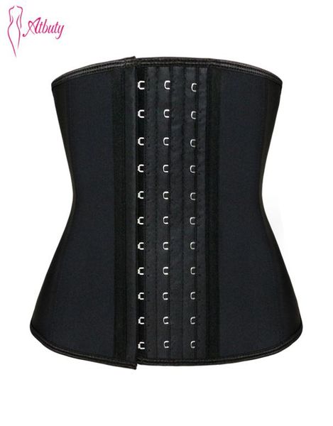 atbuty waist trainer 9 inches short torso latex waist shaper corset 9 steel boned hooks body shaper y190702013771969, Black;white
atbuty waist trainer 9 inches short torso latex waist shaper corset 9 steel boned hooks body shaper y190702013771969, Black;white