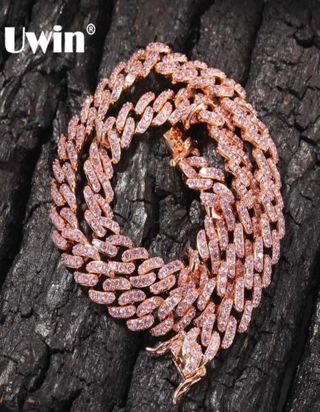 uwin 9mm iced out women choker necklace rose gold metal cuban link full with pink cubic zirconia stones chain jewelry8797882, Silver
uwin 9mm iced out women choker necklace rose gold metal cuban link full with pink cubic zirconia stones chain jewelry8797882, Silver