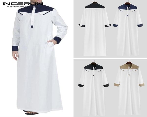 men039s casual shirts incerun men arab islamic muslim kaftan patchwork stand collar long sleeve robes loose saudi arabia dubai 5567326, White;black
men039s casual shirts incerun men arab islamic muslim kaftan patchwork stand collar long sleeve robes loose saudi arabia dubai 5567326, White;black