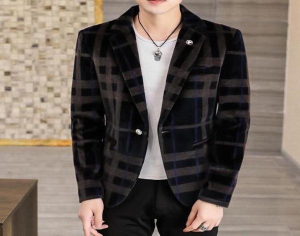 men039s suits blazers classic striped printed velvet suit jacket men autumn single button mens casual coats streetwear brand 638001930341, White;black
men039s suits blazers classic striped printed velvet suit jacket men autumn single button mens casual coats streetwear brand 638001930341, White;black