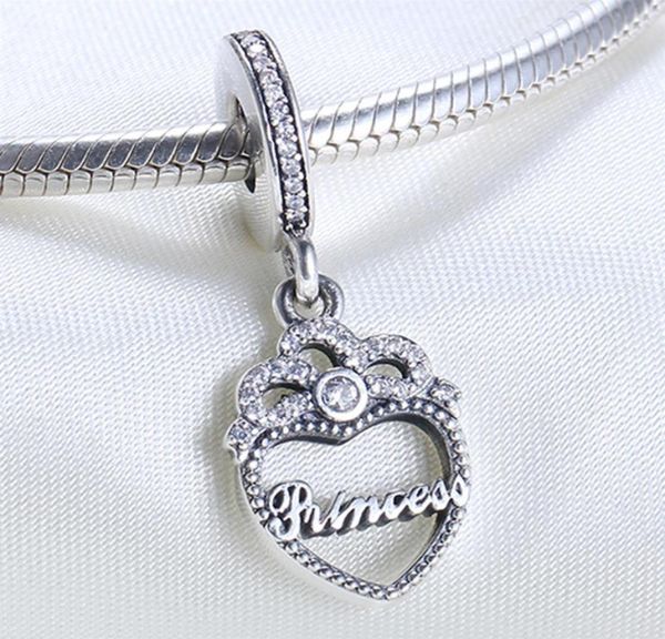 real 925 sterling silver not plated princess love heart charm european charms beads fit chain bracelet diy jewelry230t8898968, Black
real 925 sterling silver not plated princess love heart charm european charms beads fit chain bracelet diy jewelry230t8898968, Black