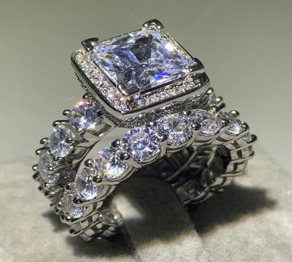 victoria stunning luxury jewelry couple rings 925 sterling silver princess cut white z cz diamond party women wedding bridal r8924682, Slivery;golden
victoria stunning luxury jewelry couple rings 925 sterling silver princess cut white z cz diamond party women wedding bridal r8924682, Slivery;golden
