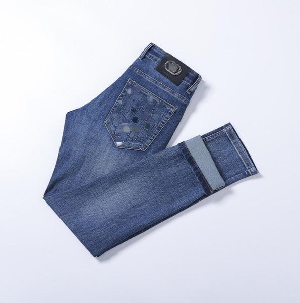 2023 new designer men039s jeans winter slim fit stretch straight letter embroidery jean for mens business famous classic casual3235130, Blue
2023 new designer men039s jeans winter slim fit stretch straight letter embroidery jean for mens business famous classic casual3235130, Blue