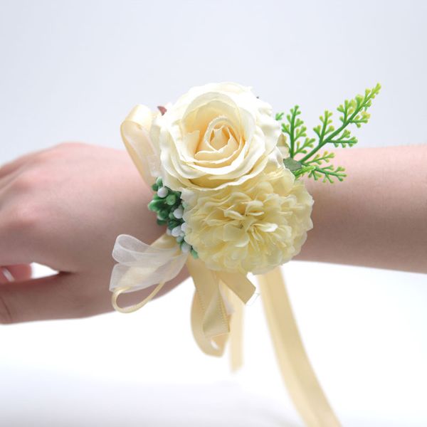 bride wrist corsage wedding bridesmaid hand flower silk artificial rose ribbon bracelet party prom decorative
bride wrist corsage wedding bridesmaid hand flower silk artificial rose ribbon bracelet party prom decorative