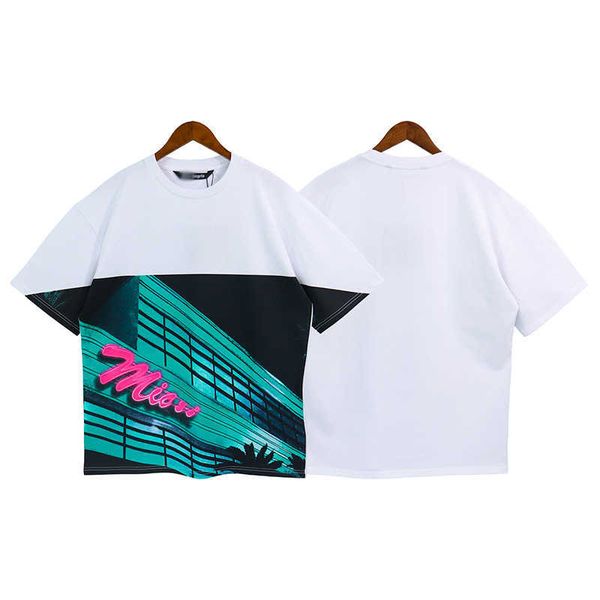 palm angels23ss summer perspective three-dimensional color-blocking office light sign printing leisure couple t-shirt, White;black
palm angels23ss summer perspective three-dimensional color-blocking office light sign printing leisure couple t-shirt, White;black