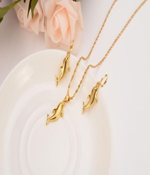 k solid yellow gold finish small cute dolphin beautiful pendant necklaces and earrings mermaid papua guinea jewelry party gifts6023842, Silver
k solid yellow gold finish small cute dolphin beautiful pendant necklaces and earrings mermaid papua guinea jewelry party gifts6023842, Silver