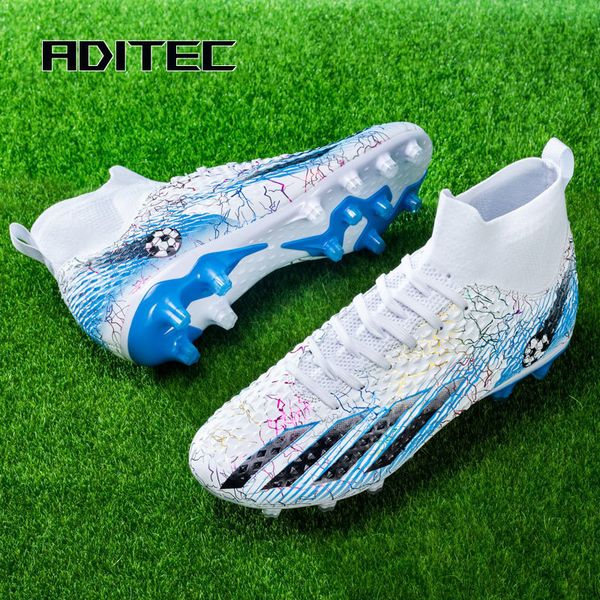 safety shoes chuteira futsal professional soccer long spikes fg hg ankle football boots outdoor grass cleats shoes 230711, Black;brown
safety shoes chuteira futsal professional soccer long spikes fg hg ankle football boots outdoor grass cleats shoes 230711, Black;brown