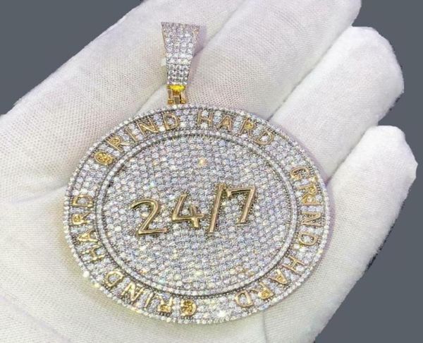 chokers 247 grind hard hip hop men pendant full paved cubic zirconia 5a cz geometric round iced out bling necklace2166712, Golden;silver
chokers 247 grind hard hip hop men pendant full paved cubic zirconia 5a cz geometric round iced out bling necklace2166712, Golden;silver